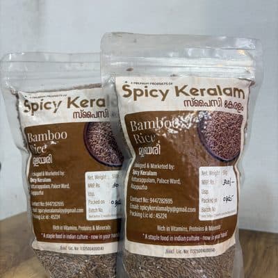 Bamboo Rice at Spicy Keralam, Alappuzha